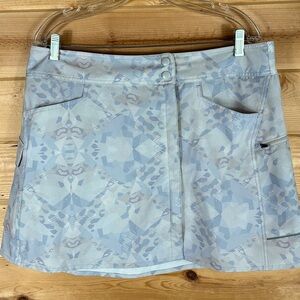 Terry Bicycle Mixie Skirt, Purple/Gray, Size XL